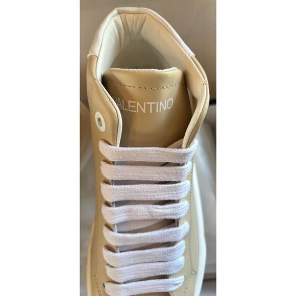 Valentino by Mario Valentino Alisha Logo Mid Top Sneakers NWT Size 6 1/2 - Picture 8 of 10